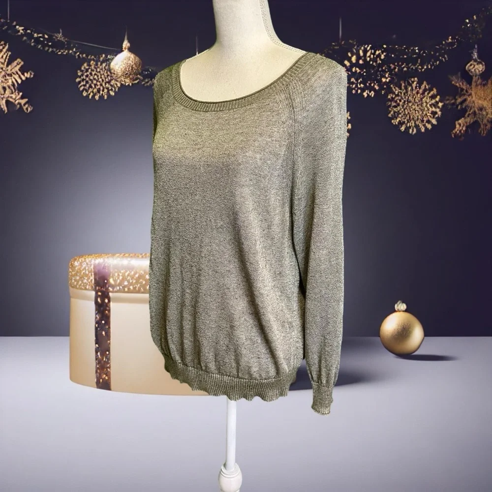 J. Crew ‘Summerweight Pullover Sweater’ in Light Olive Green Size Small